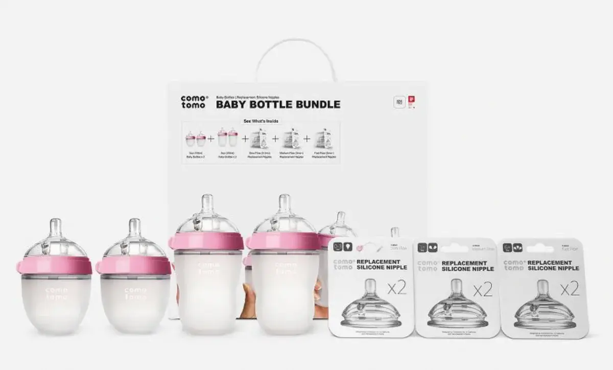 Comotomo - Baby Bottle Bundle Silicone 4pk