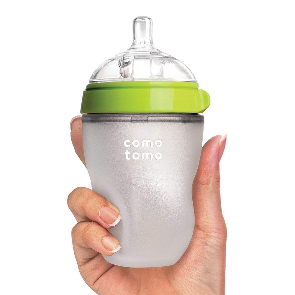 Comotomo - Baby Bottle 8oz Green