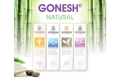 Gonesh - Aroma Incense Sticks Natural 17ct