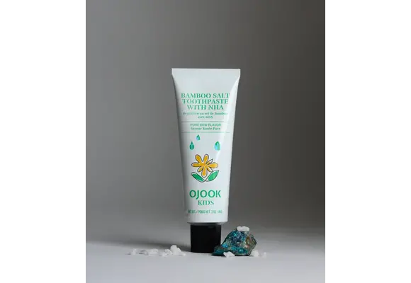 Ojook - Kid's Toothpaste Bamboo Salt w/ NHA Pure Dew Flavor 3oz