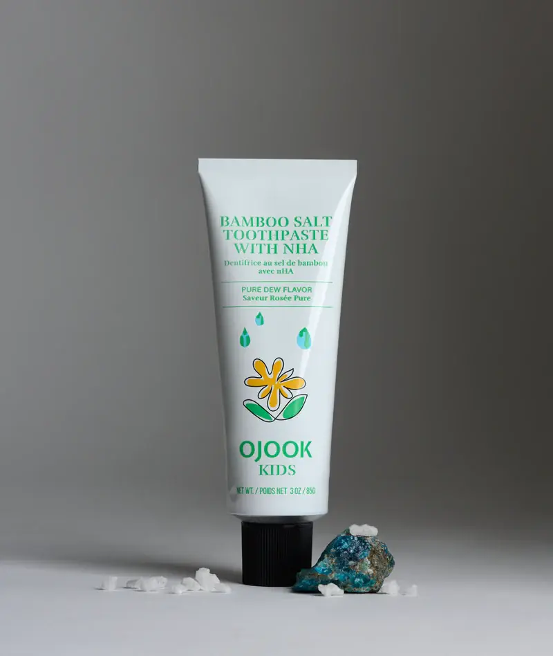 Ojook - Kid's Toothpaste Bamboo Salt w/ NHA Pure Dew Flavor 3oz
