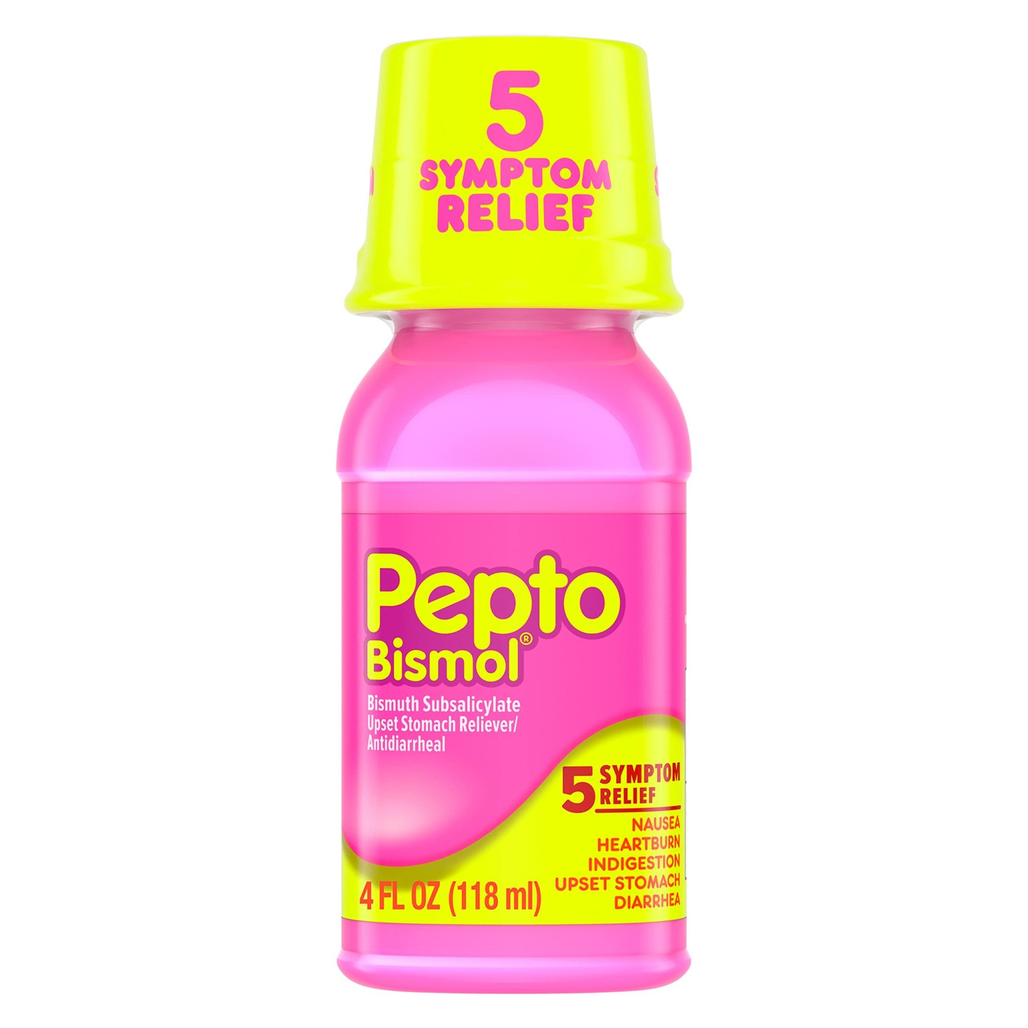Pepto Bismol - 5 Symptom Stomach Relief 4oz
