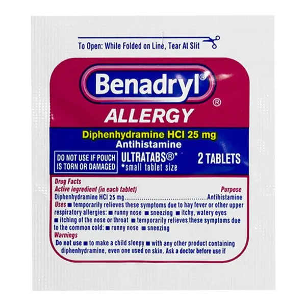 Benadryl - Antihistamine Allergy Tablet 2pk