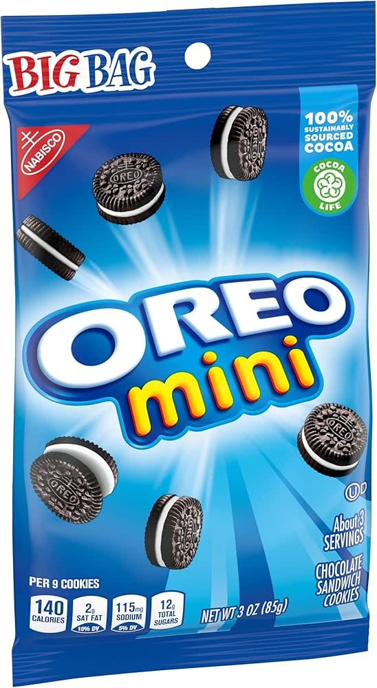 Oreo - Mini Chocolate Sandwich Cookies 3oz