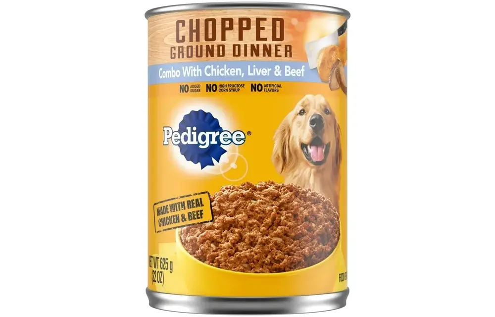 Pedigree - Dog Food Adult Canned 22oz Chicken, Liver & Beef