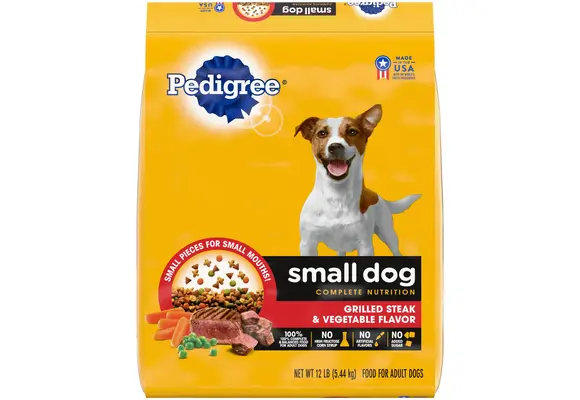 Pedigree - Dog Food SMALL 3.5lb Steak & Vegetables