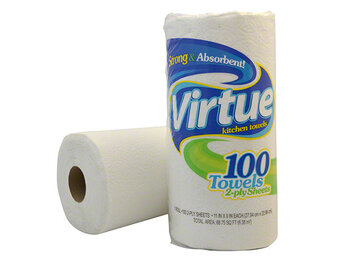 Virtue - Paper Towels Essentials 2-Ply 100 Sheets Single