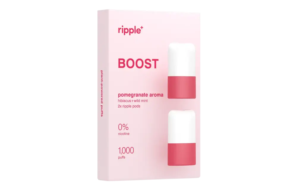 Ripple - Pods NEW Version 2 Aroma Flavor No Nicotine 1000 Puffs 2pk
