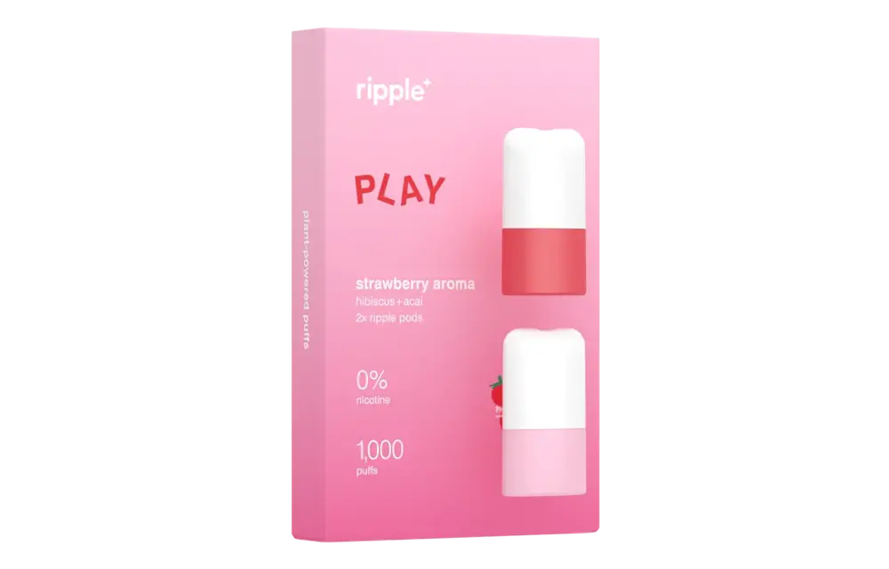 Ripple - Pods NEW Version 2 Aroma Flavor No Nicotine 1000 Puffs 2pk
