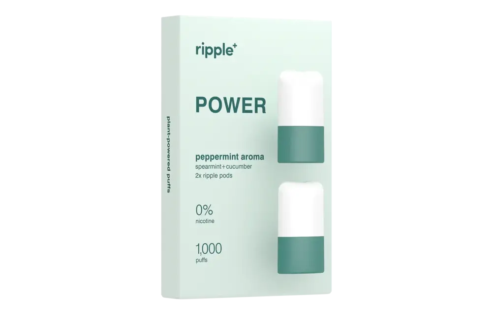 Ripple - Pods NEW Version 2 Aroma Flavor No Nicotine 1000 Puffs 2pk