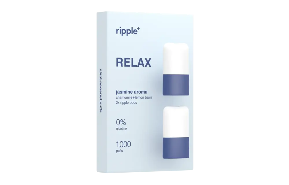 Ripple - Pods NEW Version 2 Aroma Flavor No Nicotine 1000 Puffs 2pk
