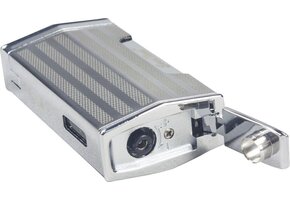 Ever Tech - Quad Flame Cigar Torch Lighter with Cigar Punch Cutter