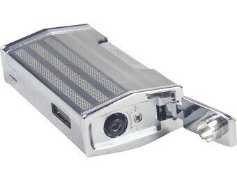 Ever Tech - Quad Flame Cigar Torch Lighter with Cigar Punch Cutter