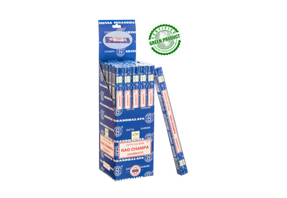 Satya - Aroma Incense Sticks 10g Nag Champa (Blue Box)