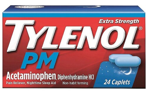 Tylenol - Fever Reliever Extra Strength PM 24ct