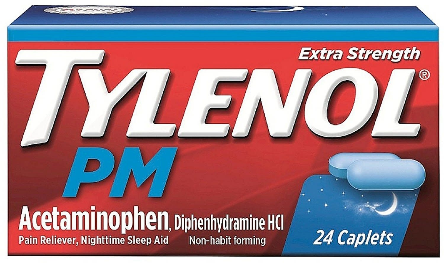 Tylenol - Fever Reliever Extra Strength PM 24ct
