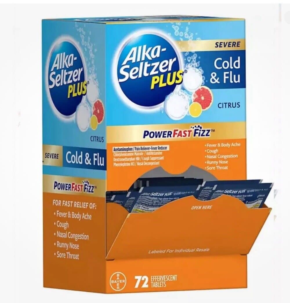 Alka Seltzer - Cold & Flu Severe Plus Powerfast Fizz Tablets 2ct