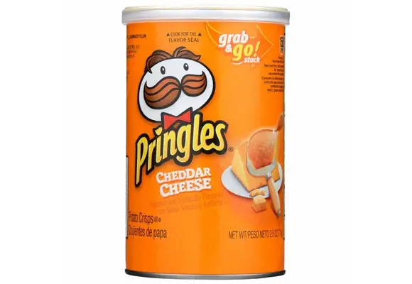 Pringles - Potato Chips 2.5oz Cheddar Cheese