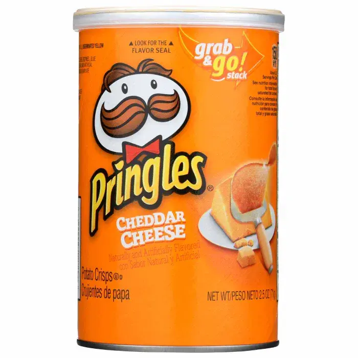 Pringles - Potato Chips 2.5oz Cheddar Cheese