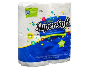 Super Soft - Toilet Paper 2-Ply 4pk