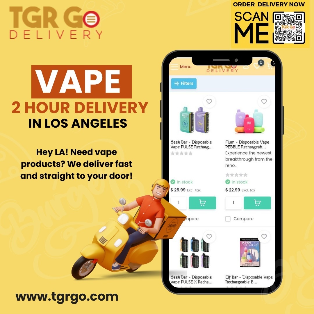 Best Smoke Shop Delivery in LA: Fast, Convenient & Easy with TGRGO