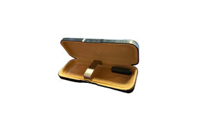 TGR - Humidor Travel Case Leather Cedar Wood 4 Cigar