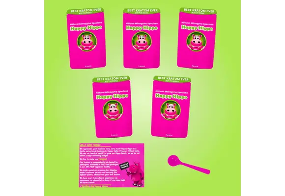 Happy Hippo - Kratom Powder SAMPLE 6g