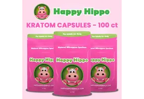 Happy Hippo - Kratom Capsules 100ct