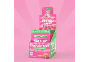 Happy Hippo - Kratom Taffy Full Spectrum Extract 120mg 6pcs