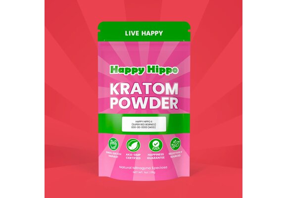Happy Hippo - Kratom Powder 1oz