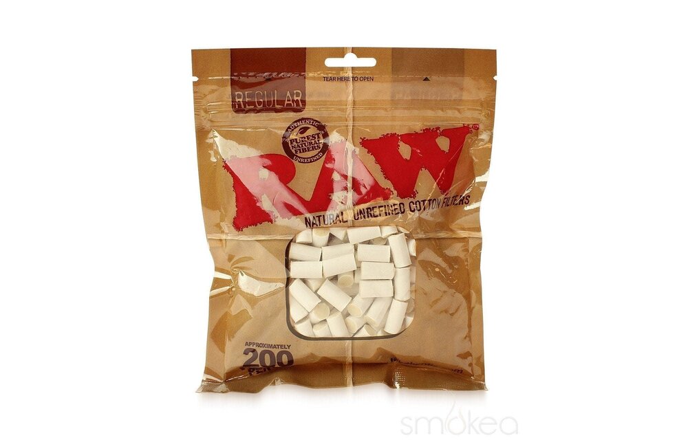 RAW - Cotton Filters Natural Unrefined 200ct