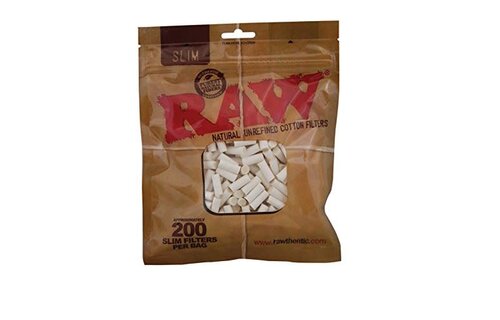 Raw - Tips Filter Cotton 200ct