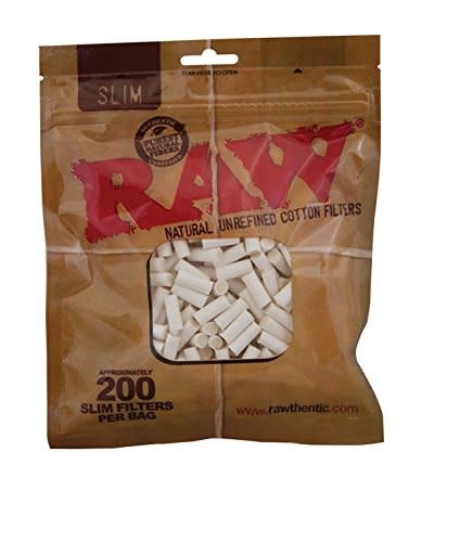 Raw - Tips Filter Cotton 200ct