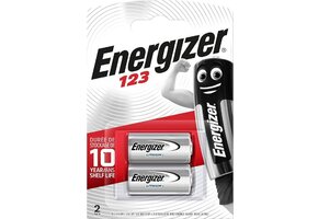 Energizer - Battery Lithium 123 2pk