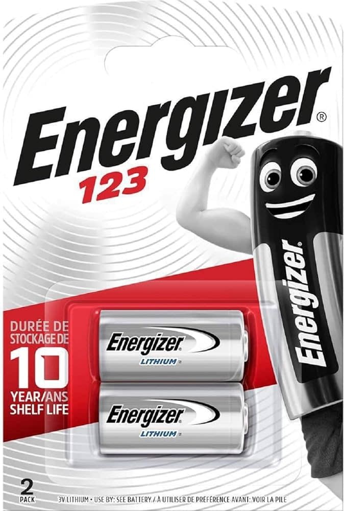 Energizer - Battery Lithium 123 2pk
