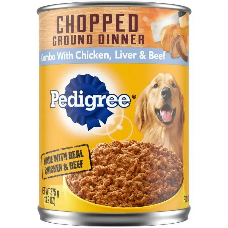 Pedigree - Dog Food Adult Canned 13.2oz Chicken, Liver & Beef