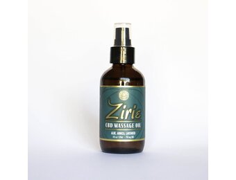 Zirie - CBD Massage Oil 4oz 750 mg