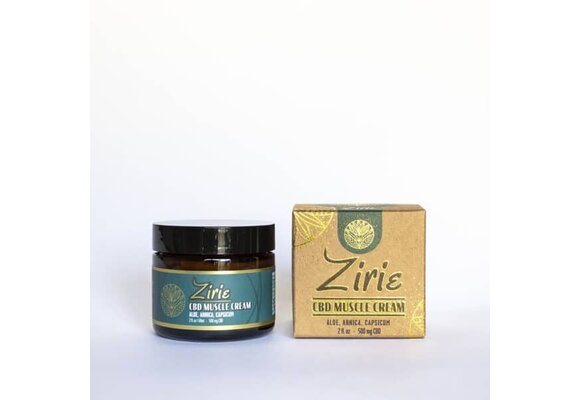 Zirie - CBD Muscle Cream 2oz 500mg