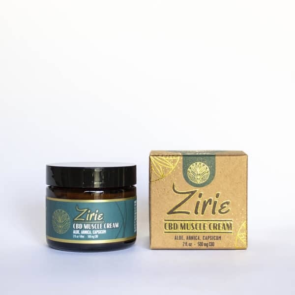 Zirie - CBD Muscle Cream 2oz 500mg