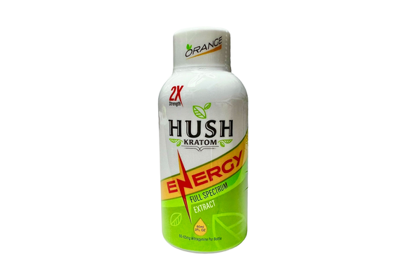 Hush Kratom - Extract Energy Shot Orange 2floz