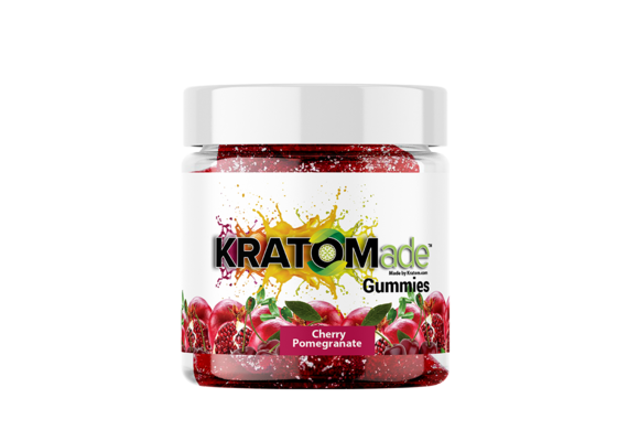 Kratomade - Kratom Gummies Cherry Pomegranate 2oz