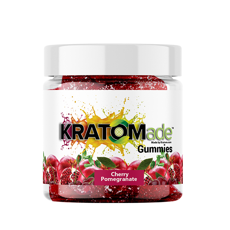 Kratomade - Kratom Gummies Cherry Pomegranate 2oz