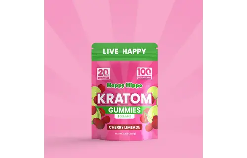 Happy Hippo - Kratom Gummies 100mg 5ct