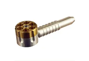 High Tech Pipes - Hand Pipe Metal Six Shooter