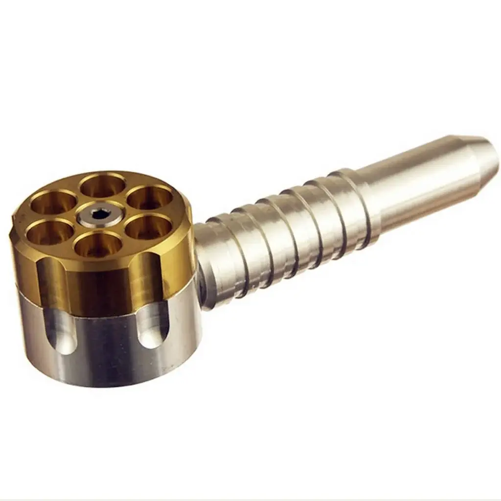 High Tech Pipes - Hand Pipe Metal Six Shooter