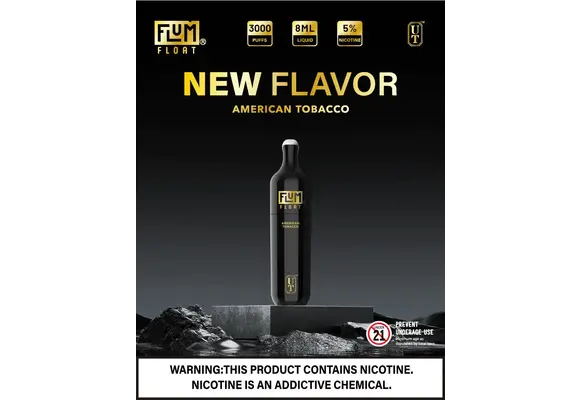 Flum - Disposable Vape Pen Float 3000 American Tobacco