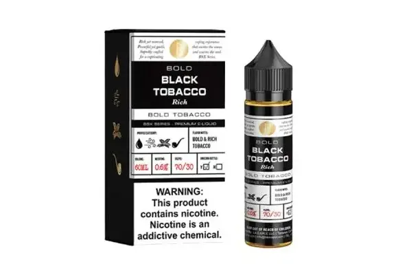 BSX Series - Nicotine Vape Juice 60ML BOLD Black Tobacco 3mg