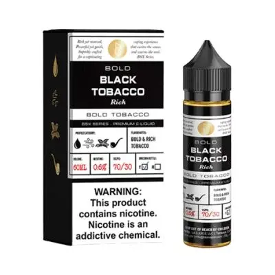 BSX Series - Nicotine Vape Juice 60ML BOLD Black Tobacco 3mg