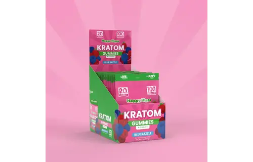 Happy Hippo - Kratom Gummies 100mg 5ct