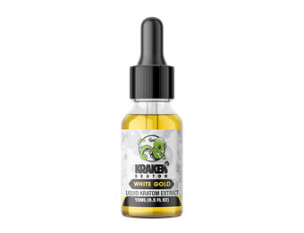 Kraken Kratom - Kratom Tea Extract Tincture WHITE GOLD 15ml